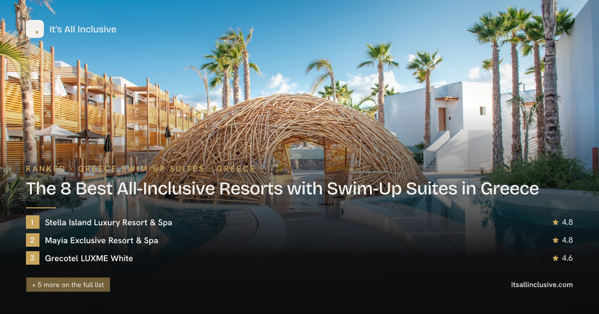 The 8 Best All-Inclusive Resorts with Swim-Up Suites in Greece (2026 ...