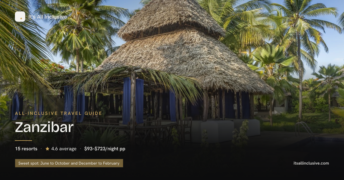 Zanzibar All-Inclusive Resorts (2026): 15 Open Resorts Ranked, Nungwi ...